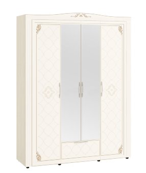 99.14 Шкаф 4-дверный с зеркалом Версаль 1700