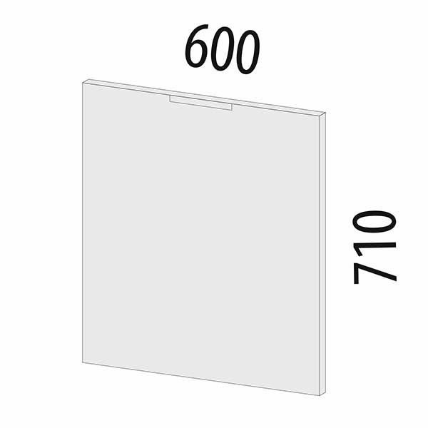 105.69 Панель 60 для посудомоечной машины Грэйс