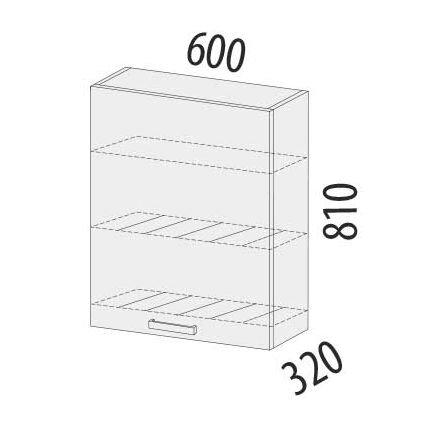 101.33 Шкаф-сушка (лев/прав) 600