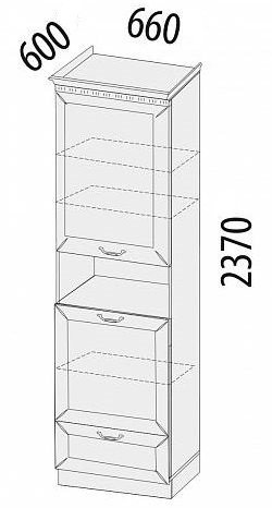 72.76 Пенал 60х57х237