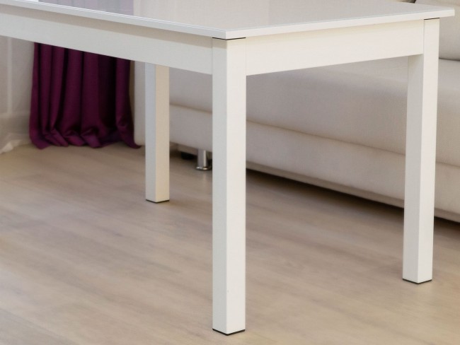 Стол обеденный Орфей 40 Белый шпон