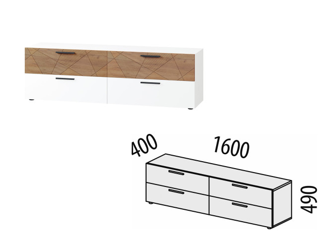 ТВ-тумба Джерси 601.02