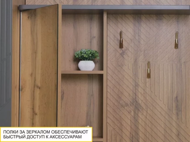 Мини-прихожая с крючками (лев/прав) Монако 402.08