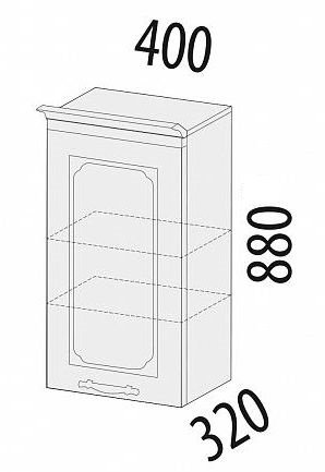 23.03 Шкаф 40х32х88