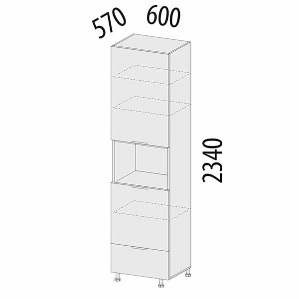 105.76 Пенал (лев/прав) Грэйс