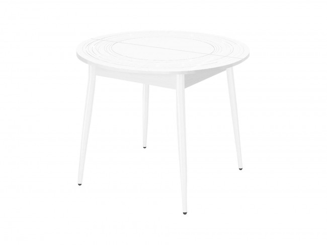 Стол обеденный Орфей 41 Белый шпон