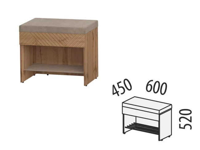 Банкетка Монако 402.03