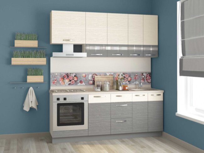 Графит 17 кухонный гарнитур 2000 Графит 17 кухонный гарнитур 2000