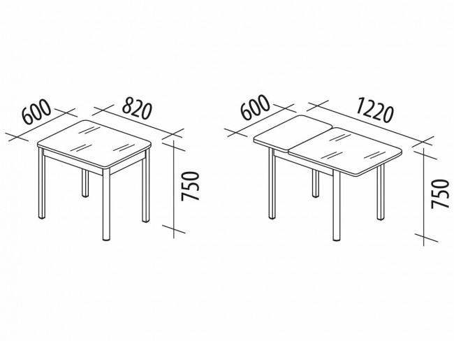 Стол обеденный Орфей 42 Белый песок-Кена