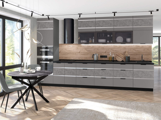 Кухонный гарнитур Грейс 2 (ширина 380 см) Кухонный гарнитур Грейс 2 (ширина 380 см)