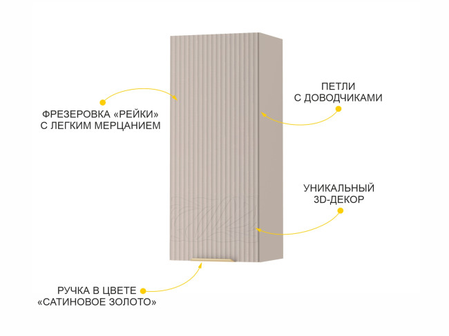 Шкаф кухонный (лев/прав) Флоренция 107.03 Шкаф кухонный (лев/прав) Флоренция 107.03
