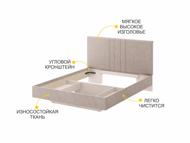 904.01 Каркас кровати Флоренция 904.01 Каркас кровати Флоренция
