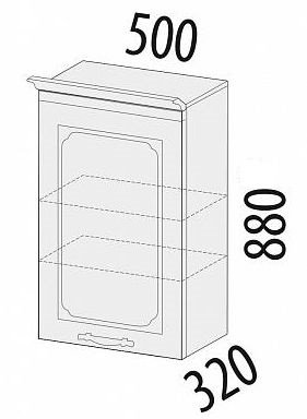 23.10 Шкаф 50х32х88 23.10 Шкаф 50х32х88