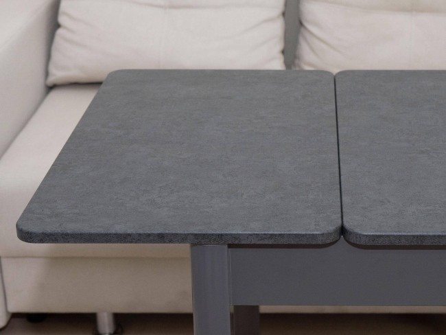 Стол обеденный Орфей 44 Антрацит-Оникс