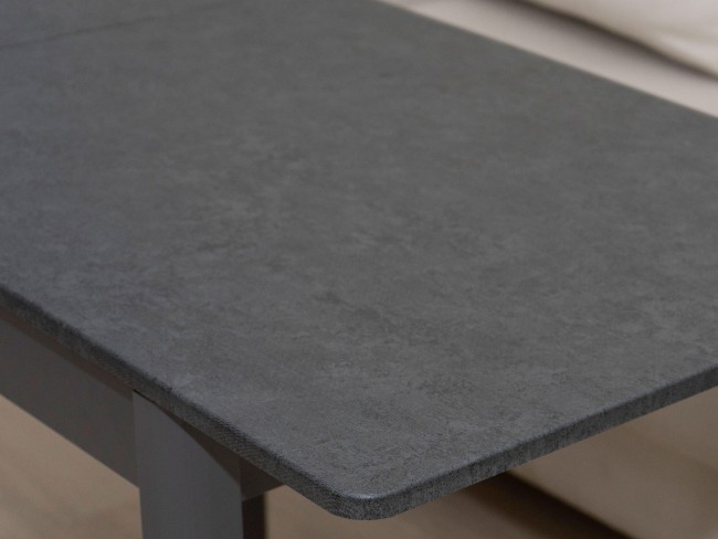 Стол обеденный Орфей 44 Антрацит-Оникс