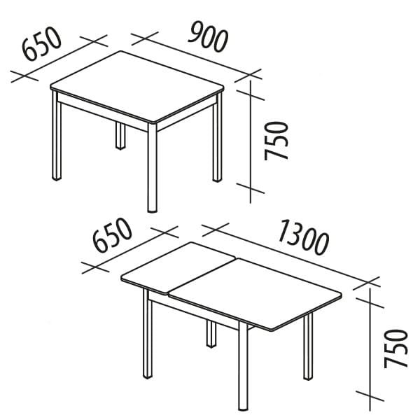 Стол обеденный Орфей 44 Бетон крем-Оникс Стол обеденный Орфей 44 Бетон крем-Оникс
