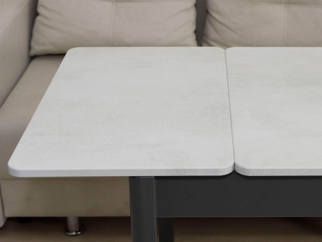 Стол обеденный Орфей 44 Бетон крем-Оникс Стол обеденный Орфей 44 Бетон крем-Оникс