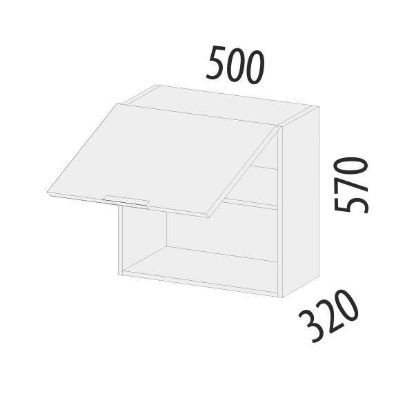 103.12 Шкаф над вытяжкой Дакота