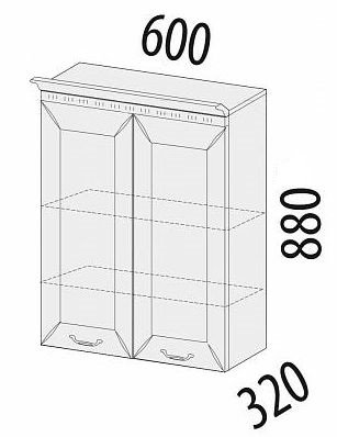 71.06 Шкаф 60х32х88