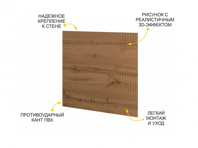 Стеновая панель Монако СПС 02 (комплект 2 шт.)