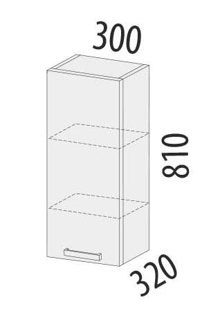 101.07 Шкаф (лев/прав) 300 101.07 Шкаф (лев/прав) 300