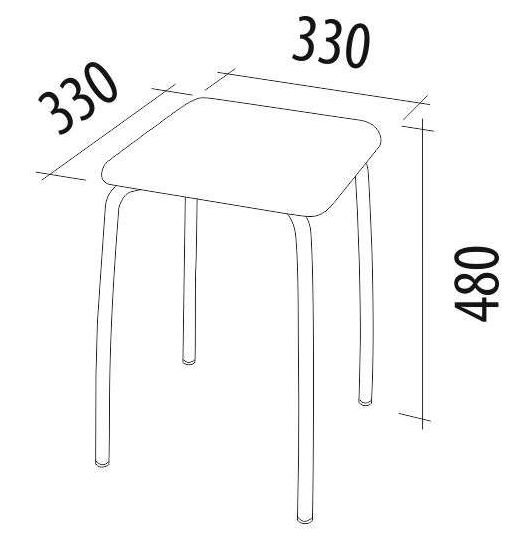 Табурет Олимп 2 Меркури бежевый