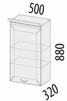 71.10 Шкаф 50х32х88