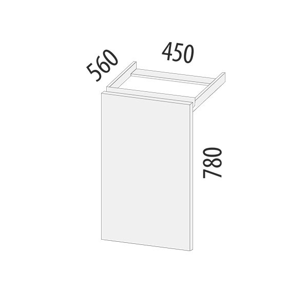 104.70 Панель для п/моечной машины Бостон