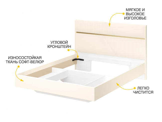 Кровать 160 Монако 903.01 Кровать 160 Монако 903.01