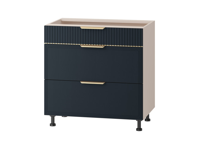 Напольный шкаф (3 ящика с системой плавного закрывания) Флоренция 108.92 Напольный шкаф (3 ящика с системой плавного закрывания) Флоренция 108.92