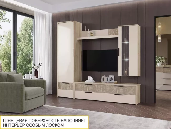 Шкаф-пенал (лев/прав) Кашемир 608.16 Шкаф-пенал (лев/прав) Кашемир 608.16