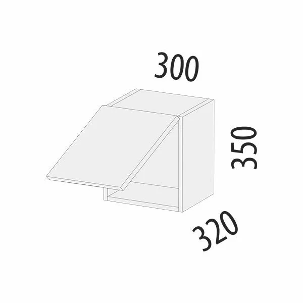 74.106 Антресоль (с системой плавного закрывания) Графит 74.106 Антресоль (с системой плавного закрывания) Графит