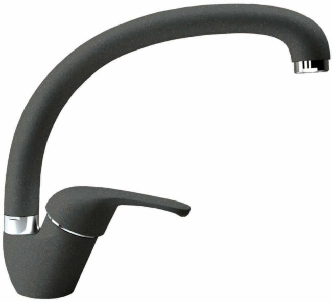 Смеситель для кухни СМ1 черный камень