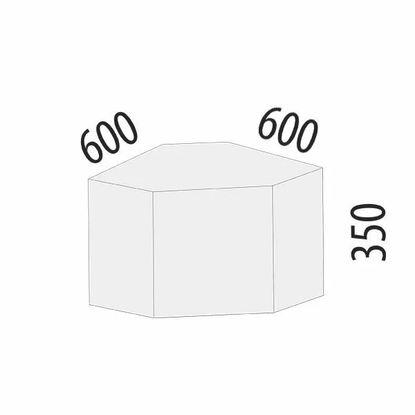 74.108 Антресоль (с системой плавного закрывания) Графит 74.108 Антресоль (с системой плавного закрывания) Графит
