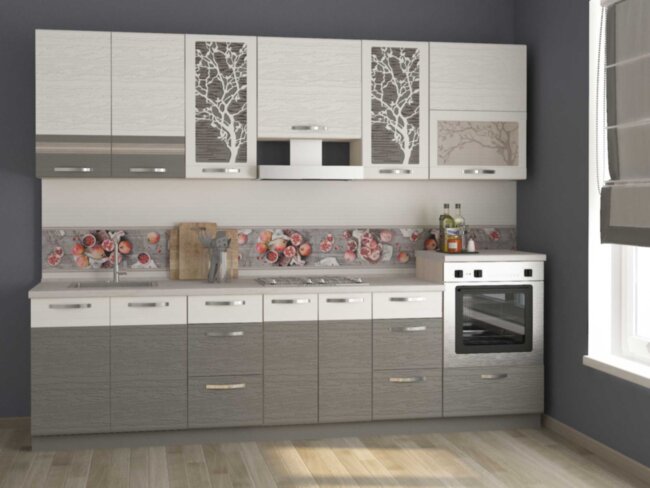 Графит 33 кухонный гарнитур 2800