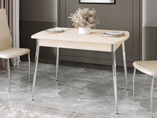 Стол обеденный Орфей 28.1 Стоун крем