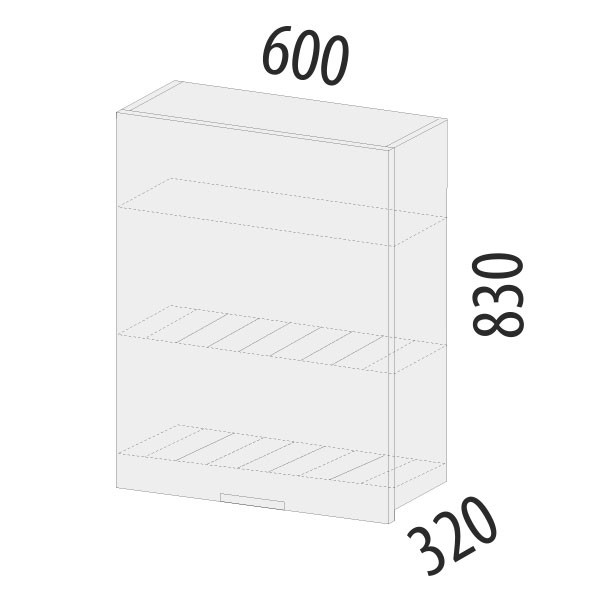 103.33 Шкаф-сушка (лев/прав) Дакота