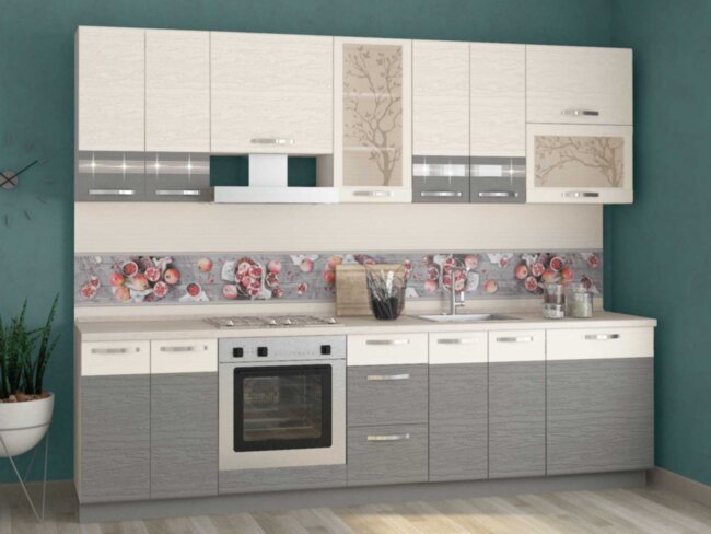 Графит 34 кухонный гарнитур 2800