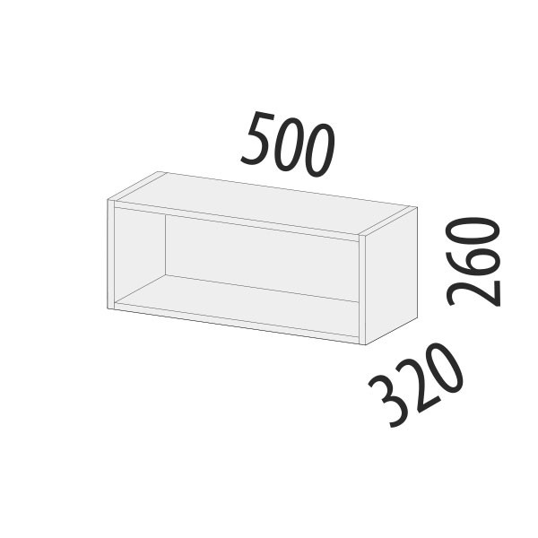 103.35 Шкаф открытый Дакота