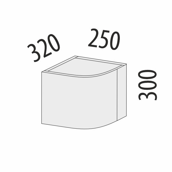 103.107 Антресоль (с системой плавного закрывания) Дакота 103.107 Антресоль (с системой плавного закрывания) Дакота