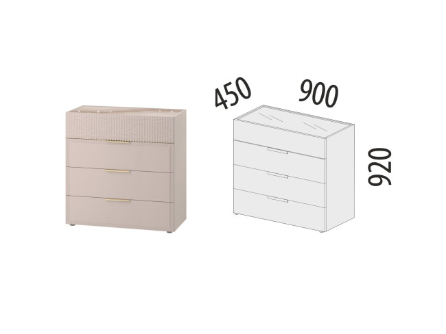 904.18 Комод Флоренция 904.18 Комод Флоренция