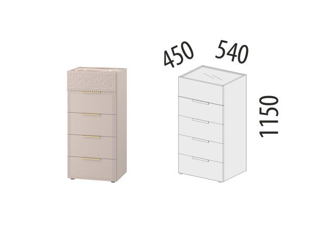 904.19 Комод Флоренция 904.19 Комод Флоренция