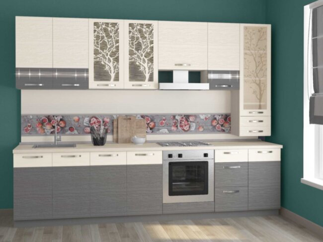 Графит 36 кухонный гарнитур 3000 Графит 36 кухонный гарнитур 3000