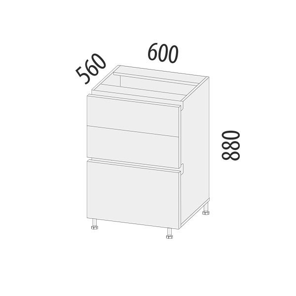 104.91 Стол (3 ящика с системой плавного закрывания) Бостон 104.91 Стол (3 ящика с системой плавного закрывания) Бостон