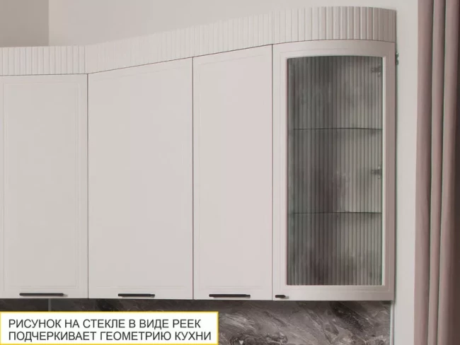 Кухонный гарнитур угловой с витриной Неаполь 109 227 Кухонный гарнитур угловой с витриной Неаполь 109 227