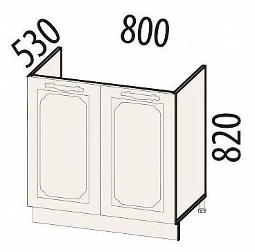 23.51 Стол под мойку 80х53х82