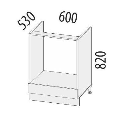101.57 Стол с ящиком под встраиваемую технику 600 101.57 Стол с ящиком под встраиваемую технику 600