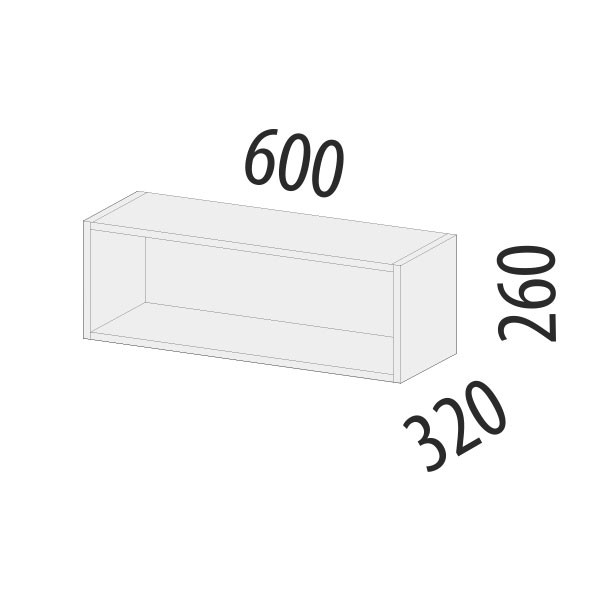 103.38 Шкаф открытый Дакота 103.38 Шкаф открытый Дакота
