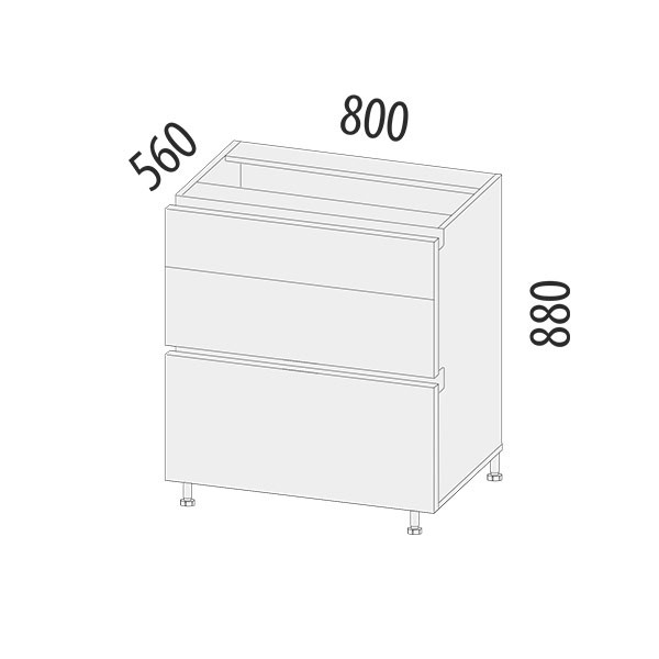104.92 Стол (3 ящика с системой плавного закрывания) Бостон 104.92 Стол (3 ящика с системой плавного закрывания) Бостон