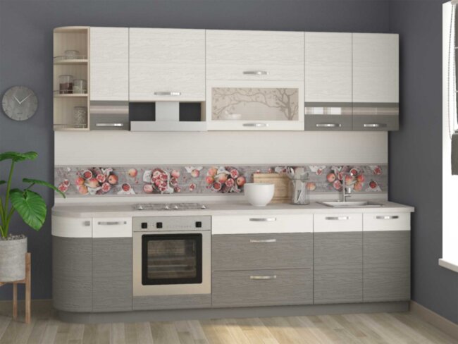 Графит 32 кухонный гарнитур 2820 Графит 32 кухонный гарнитур 2820